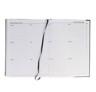 Concept 2026 A4 Diary Page A Day - Black