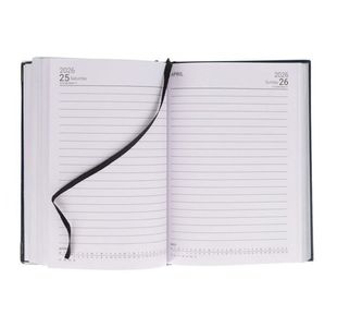 Concept 2026 A5 Diary Page A Day - Black