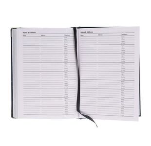 Concept 2026 A5 Diary Page A Day - Navy