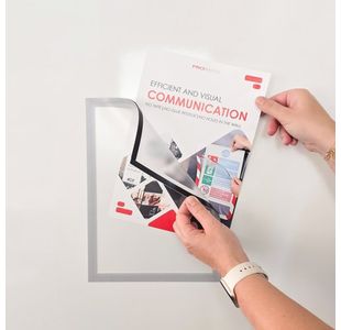 Announce Frame Solo A4 Slv Grey Pk2