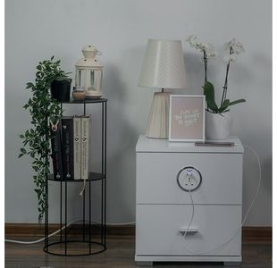 In Desk Power Module 1Xuk Socket Wht