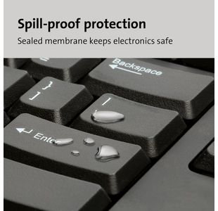 Kensington Black Wired Usb Keyboard