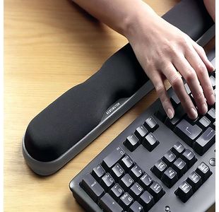 Kensington Height Adj Gel Wrst Blk