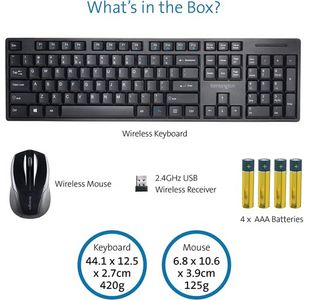 Kensington Pro Fit Wls Kbrd Mouse