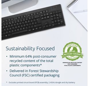 Kensington Kb150 Wls Keyboard Blk