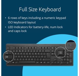 Kensington Kb150 Wls Keyboard Blk