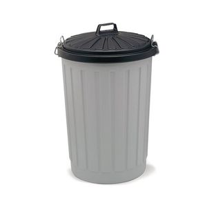 Addis Dustbin Round 90Ltr Grey