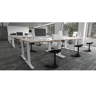 Air Height Adjust Desk Single