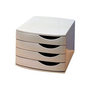 Jalema Desktop Set 4Drawer Gry-Gry