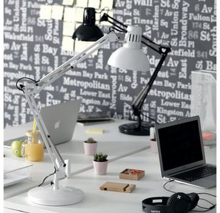 Alba Architect Desk Lamp Black