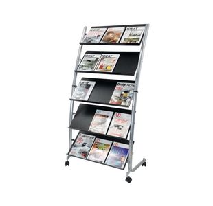 Alba 5 Shlf S/Side Lit Disp Std 3Xa4