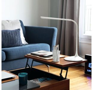 Alba Nomad Two Head Desk Lamp White