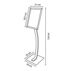 Alba Wall A4 Snap Frame Display