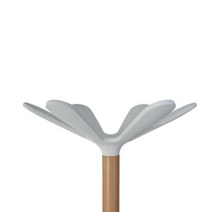 Alba Coat Stand Beech/White