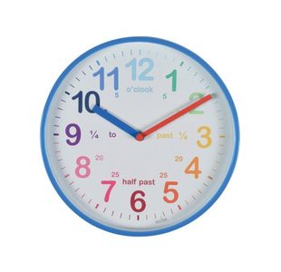 Acctim Wickford Time Teach Clock Blu