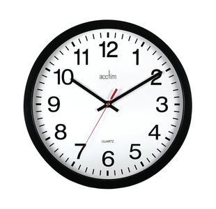 Acctim Controller Wall Clock Blk