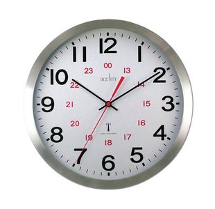 Acctim Century Rc Alu Wall Clock