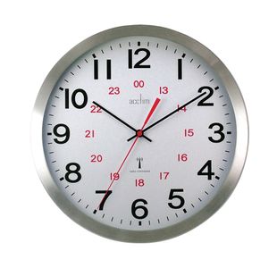 Acctim Century Rc Alu Wall Clock