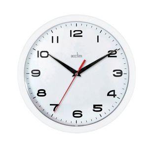 Acctim Aylesbury Wall Clock Wht