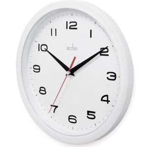 Acctim Aylesbury Wall Clock Wht