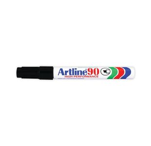 Artline 90 Markers Black Pk12