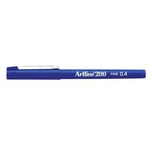 Artline Pen 0.4Mm Tip Blue 200 Pk12