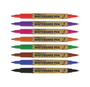 Artline 2In1 Whtbrd Mrk Fn/Supfn Pk8
