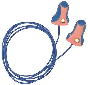 Laser Trak Cord Detect Earplug Pk100