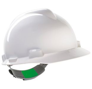 V-Gard White Unvented Helmet