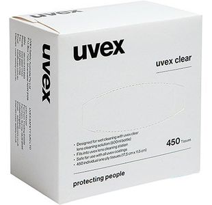 Uvex Clear Lens Wipes Pk150