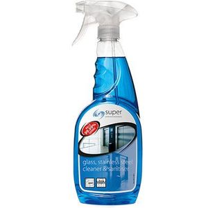 Glass/Ssteel Cleaner Spray 750Ml Pk6