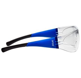 Kool Blue Clear Safety Glasses