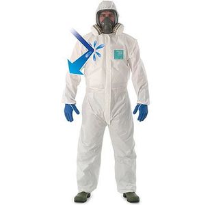 Alphatec 2000 129 Wht Coverall M