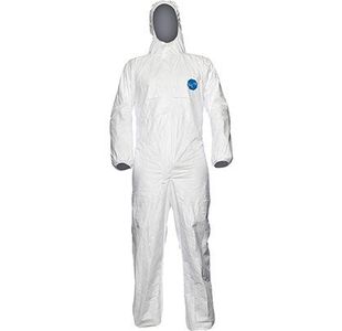 Tyvek 500 Xpert Wht Chem Coverall S