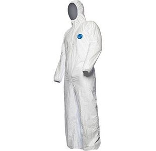 Tyvek 500 Xpert Wht Chem Coverall M