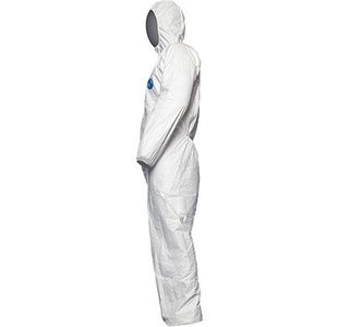 Tyvek 500 Xpert Wht Chem Coverall M