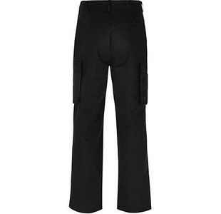 Mens Black Cargo Trousers 32R