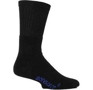 3777 Black Work Socks Pairs 6-11 Pk2