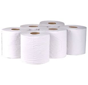 Arco Centrefeed White Roll 120M Pk6