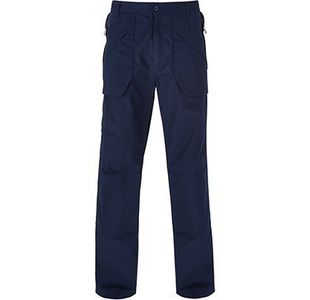 Mens Navy Action Work Trs 38R