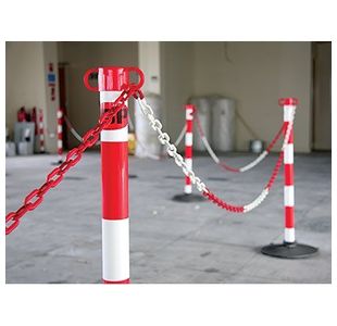 Red/White Plastic Chain 6Mm X 25M