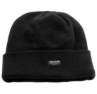 Thinsulate Black Beanie Hat