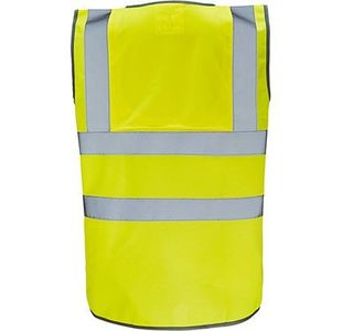 Ultra Ylw Zip-Up Hi-Vis Vest M