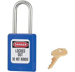 Zenex Blue Steel Lockout Padlock