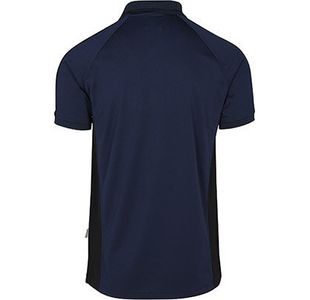 Navy/Black Antl Wicking Polo M