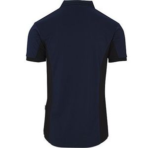Contrast Navy/Black Wicking Polo M