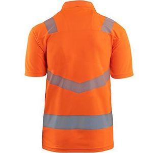 Orange Hi-Vis Polo Shirt L