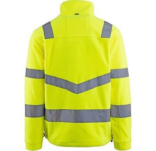 Yellow Hi-Vis Fleece Jacket S