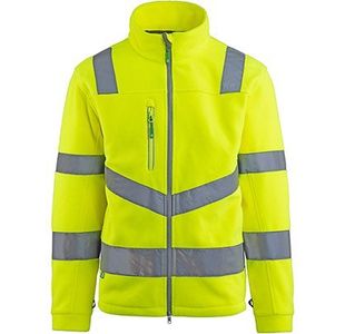 Yellow Hi-Vis Fleece Jacket 5Xl