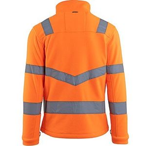 Orange Hi-Vis Fleece Jacket 2Xl